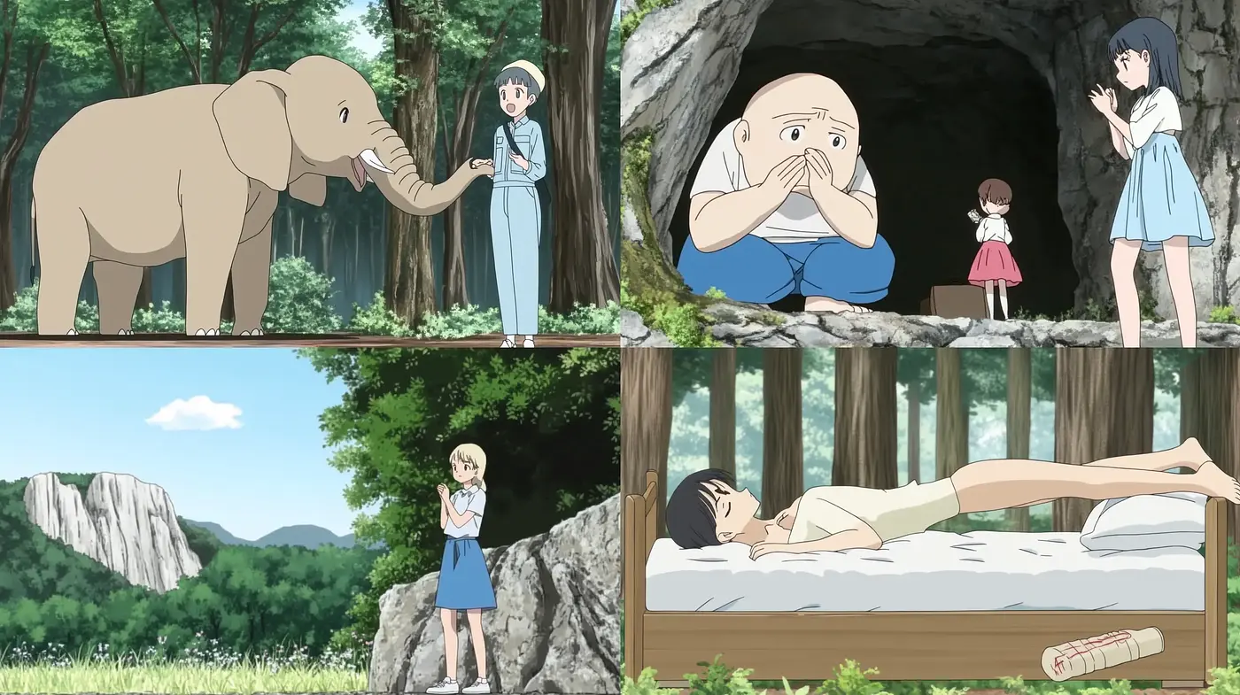 Serene and Picturesque Anime-Inspired Vistas - Midjourney sref style