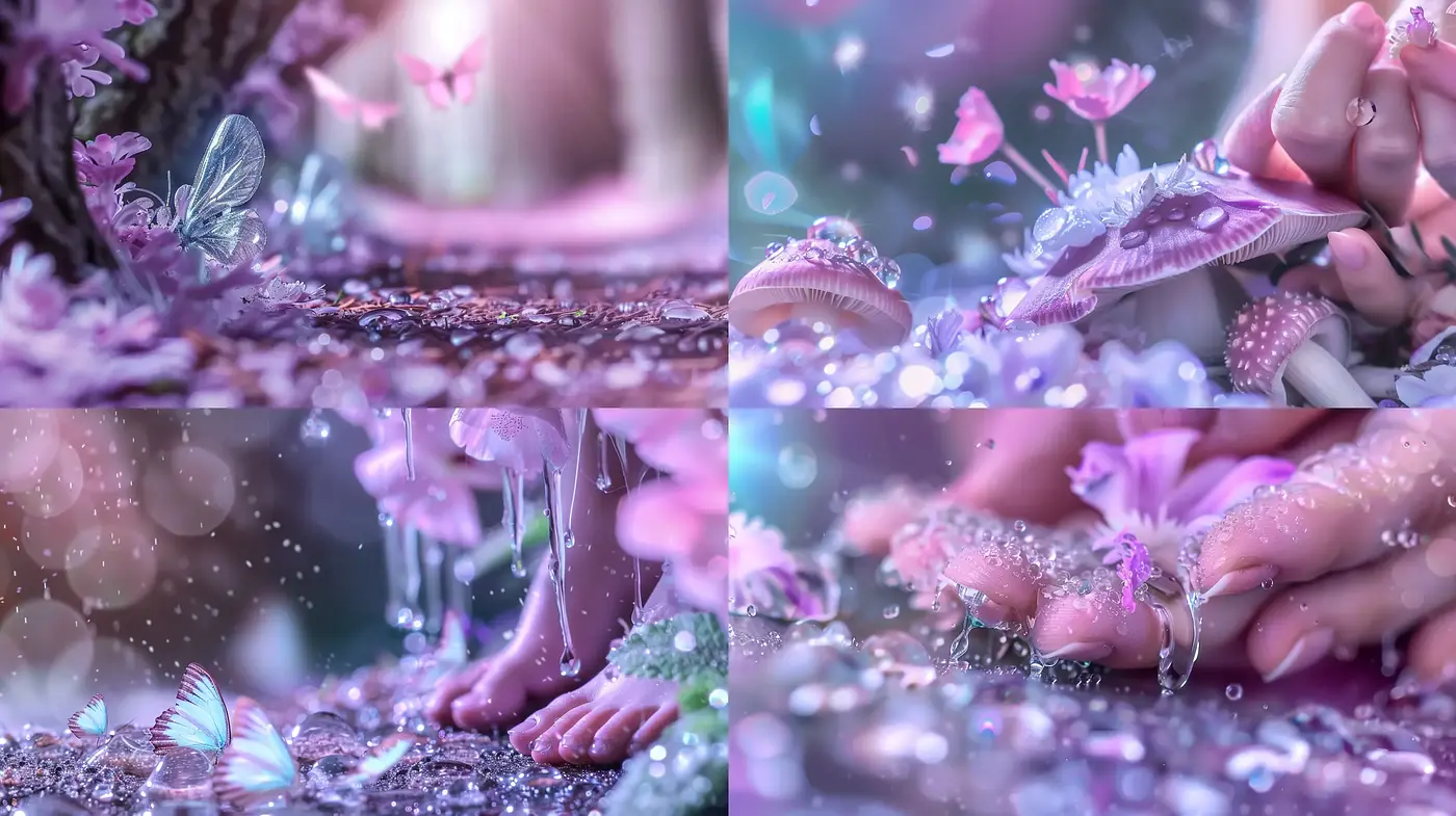 Enchanted Ethereal Dreamscape with Pastel Hues - Midjourney sref style