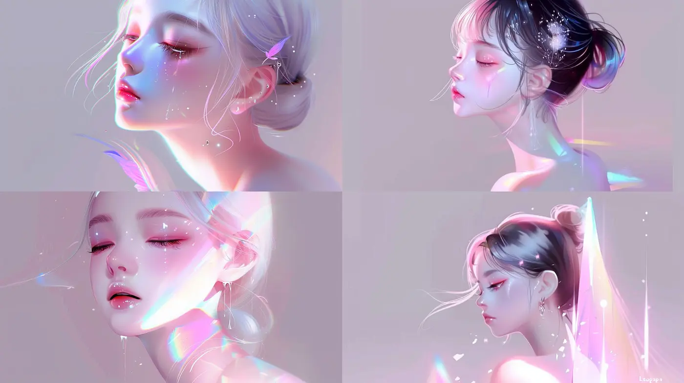 Soft Pastel Dreamscape with Ethereal Luminescence - Midjourney sref style