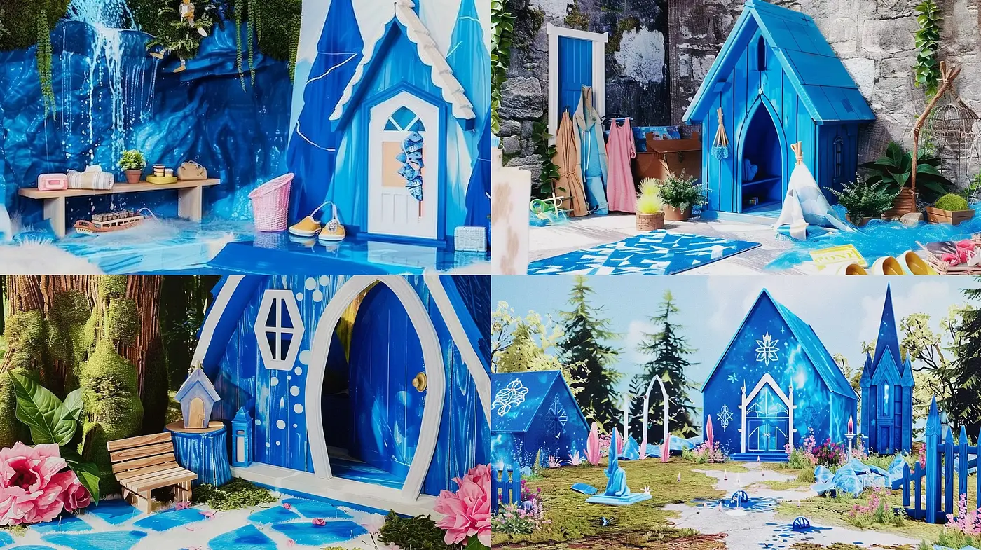 Enchanting Storybook Illustration Fusion with Surreal Whimsy - Midjourney sref style