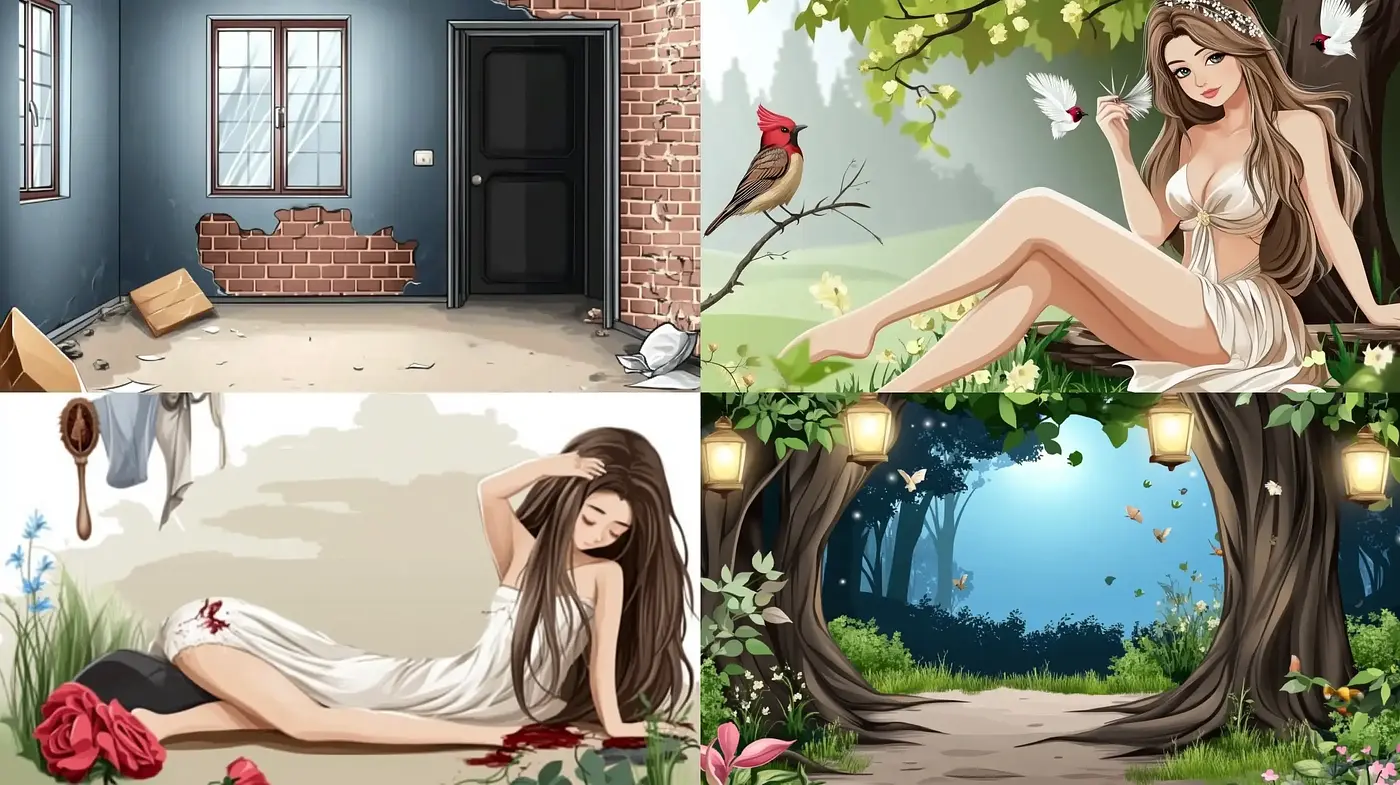 Enchanting Storybook Aesthetics with Pastel Harmony - Midjourney sref style