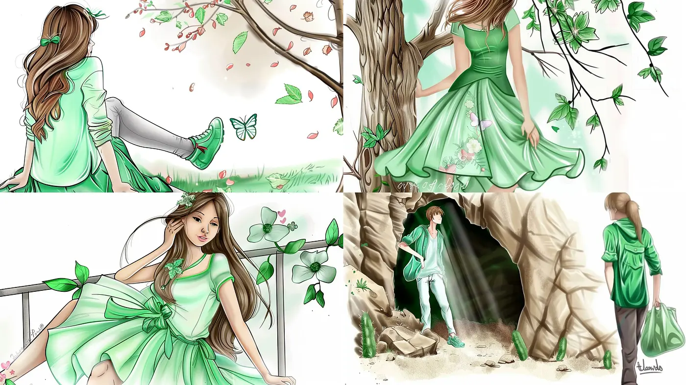 Consistent Tones of Serenity: A Harmonious Fusion of Soft Hues and Tranquil Vibes - Midjourney sref style