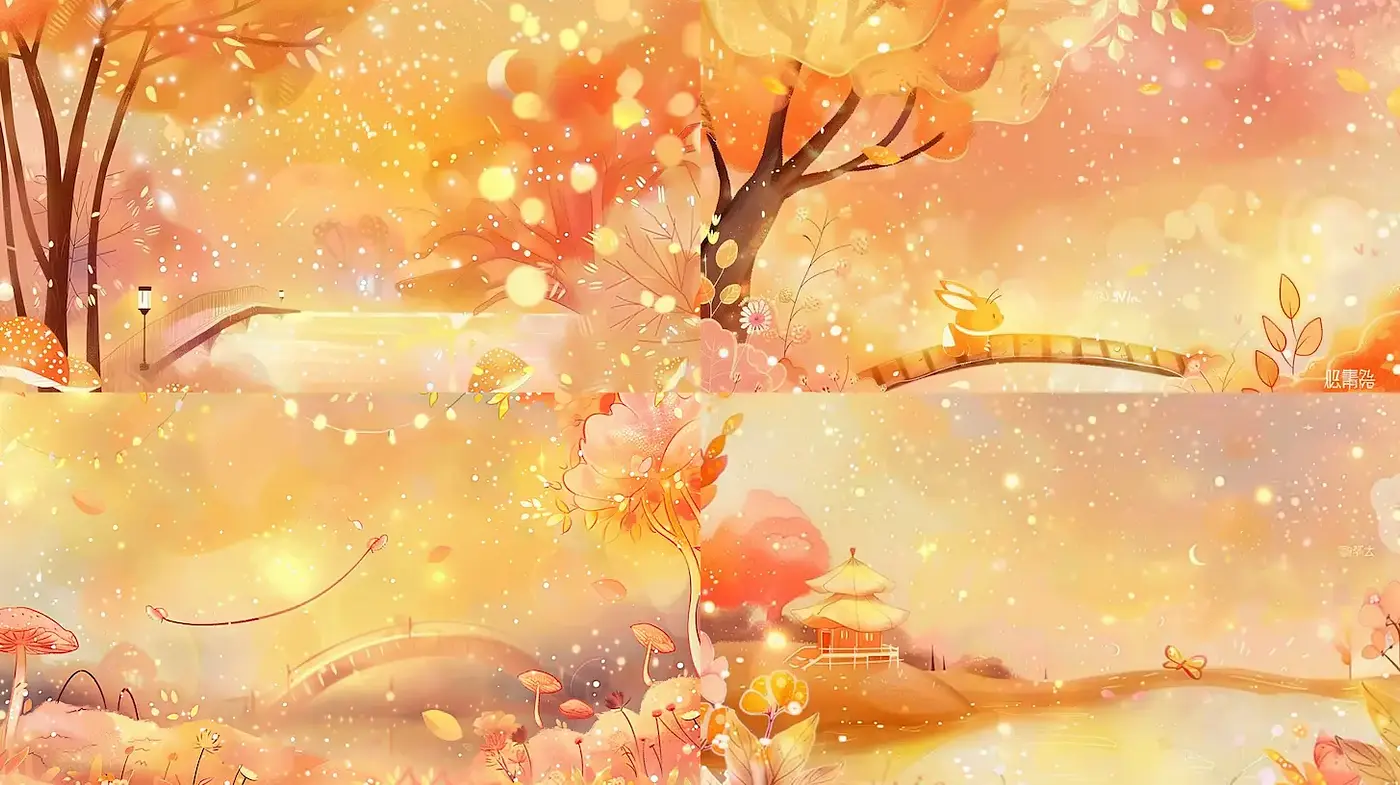 Serene, Whimsical Landscapes with a Dreamlike Quality Featuring Soft Textures - Midjourney sref style