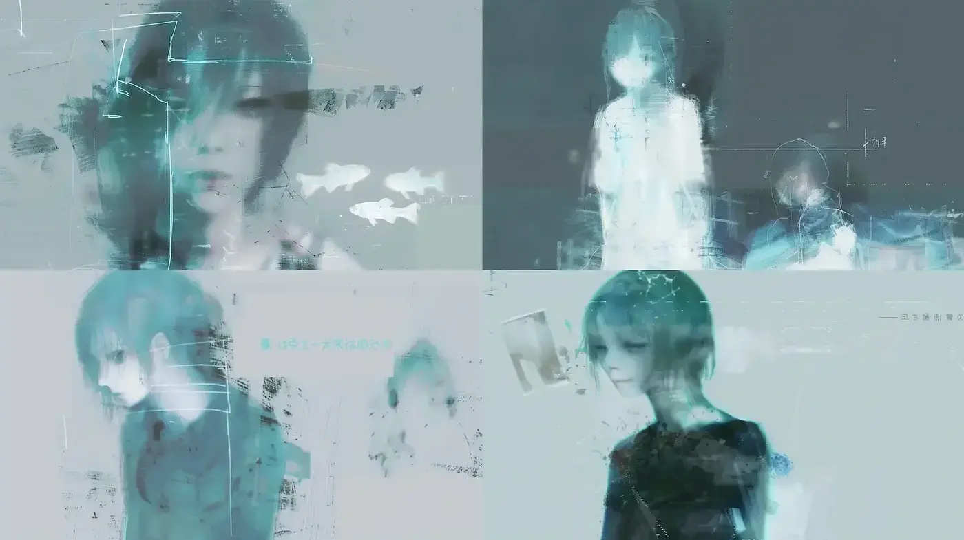 Ethereal Digital Aesthetics with a Futuristic Touch - Midjourney sref style