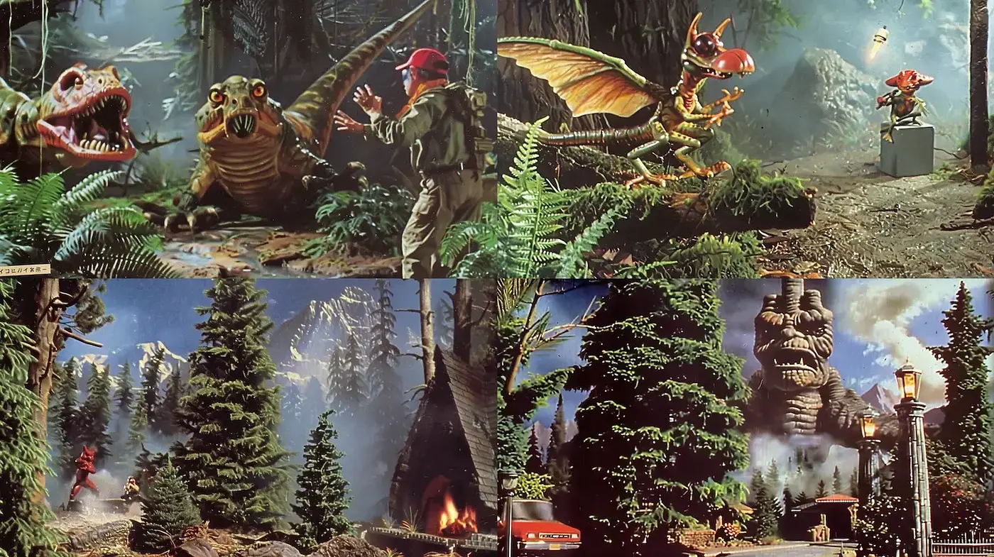 Exploration of Fantasy in Nature with a Playful Edge - Midjourney sref style