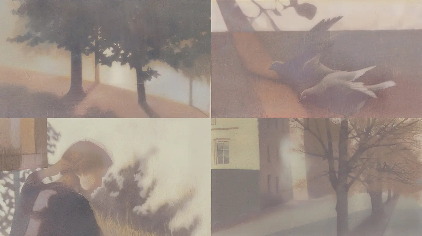 Whimsical Twilight Hues with Soft Textures and Dreamlike Ambiance - Midjourney sref style