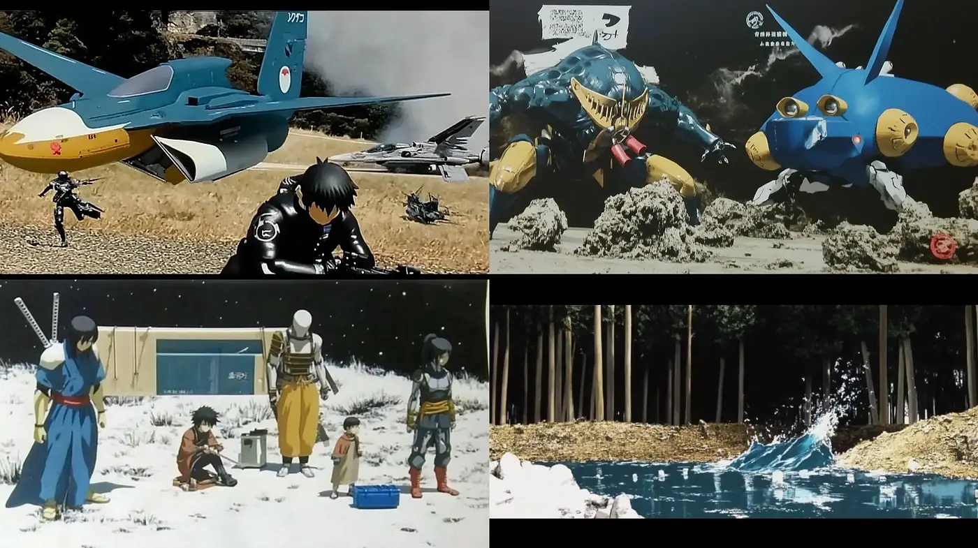 Ethereal Retrofuturism with a Cinematic Anime Influence - Midjourney sref style