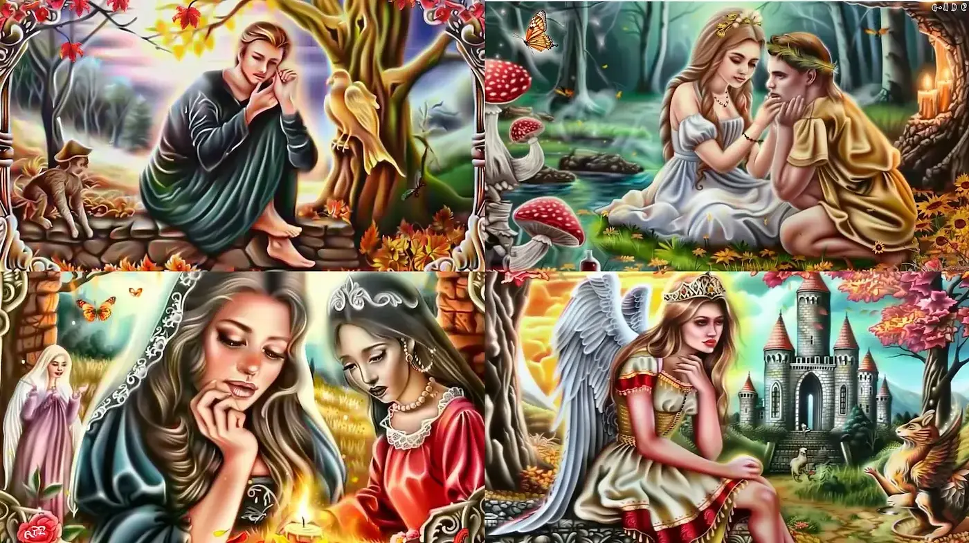 Enchanted Realms of Ethereal Fantasy: A Tapestry of Dreamlike Nostalgia - Midjourney sref style