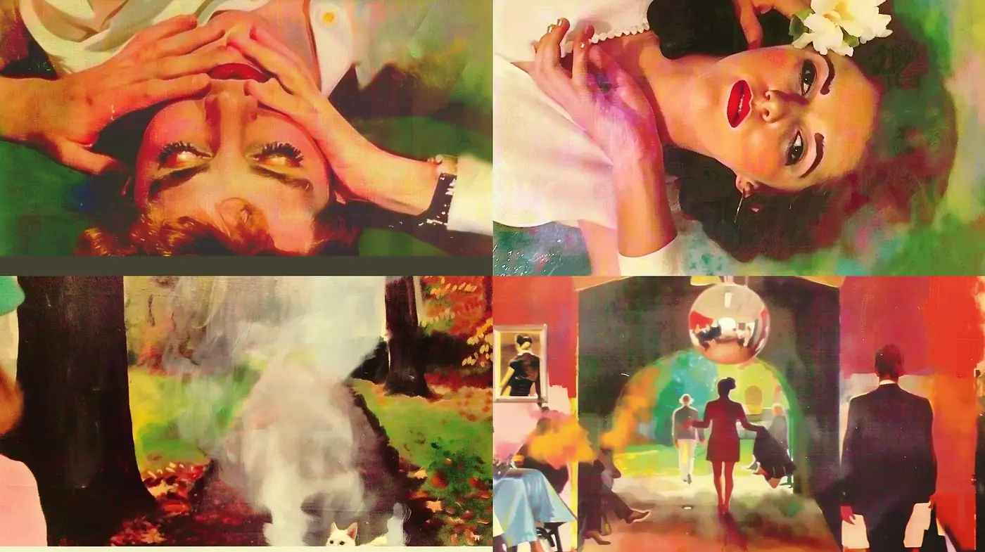Dreamlike Blend of Vintage Essence and Expressive Brushwork - Midjourney sref style