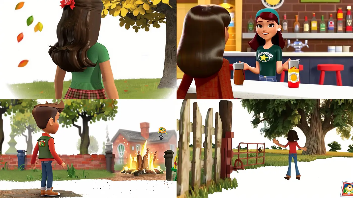 Warm Hues of Serenity: A Consistent Comfort in 3D Animation Style - Midjourney sref style