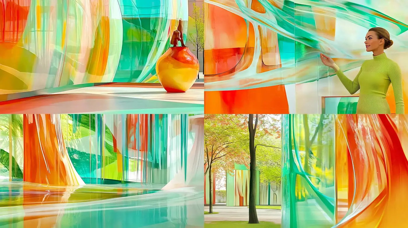 Ethereal Hues of Fluid Motion - Midjourney sref style
