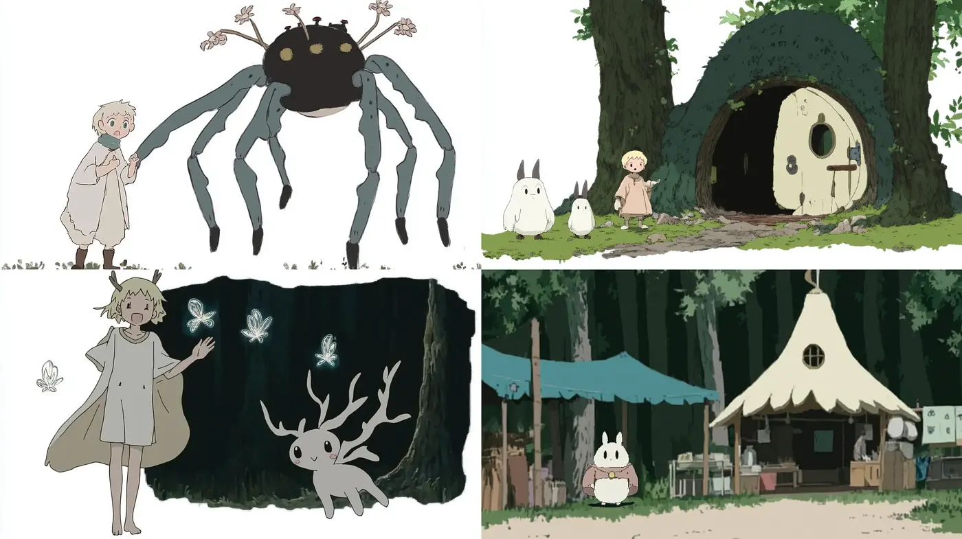 Enchanting Ghibli-Inspired Tranquil Vistas - Midjourney sref style