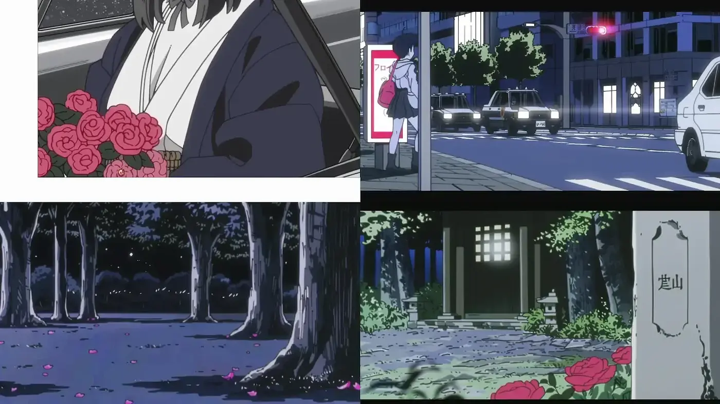 Cinematic Urban Nostalgia with Floral Accents - Midjourney sref style