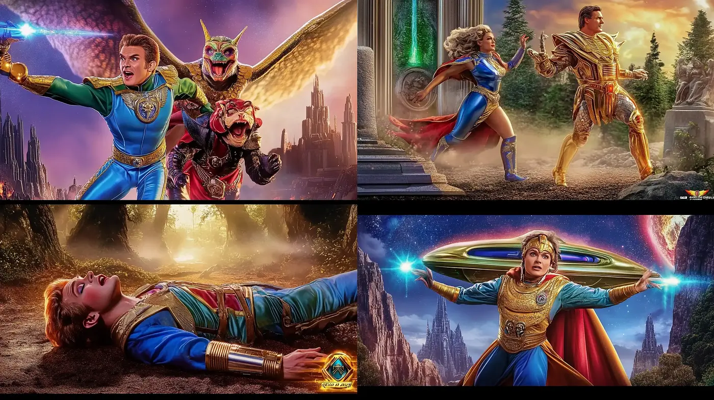 Dynamic Superhero Renaissance - Midjourney sref style
