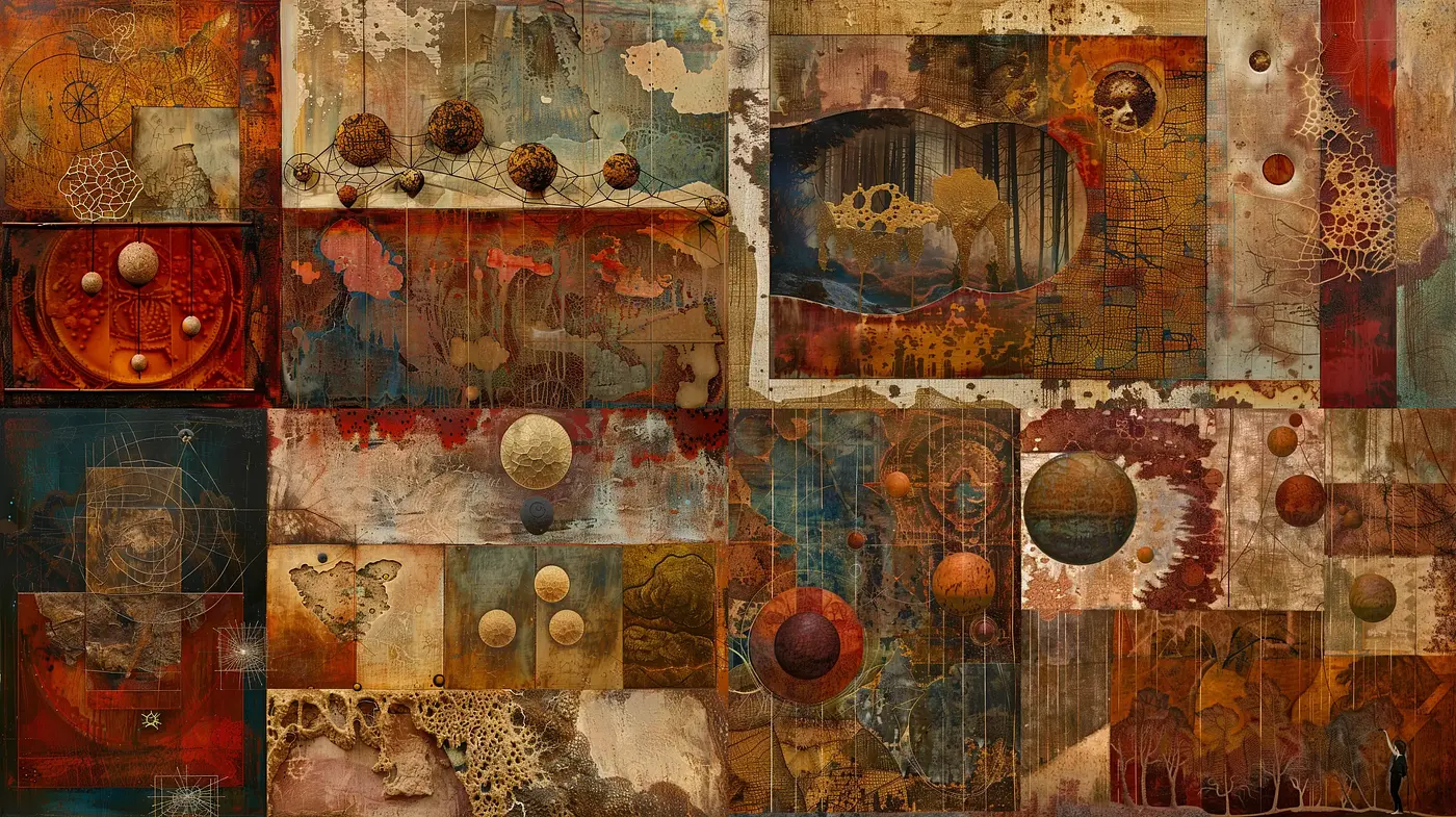 Mechanical Renaissance: A Steampunk Tapestry of Textured Elegance - Midjourney sref style