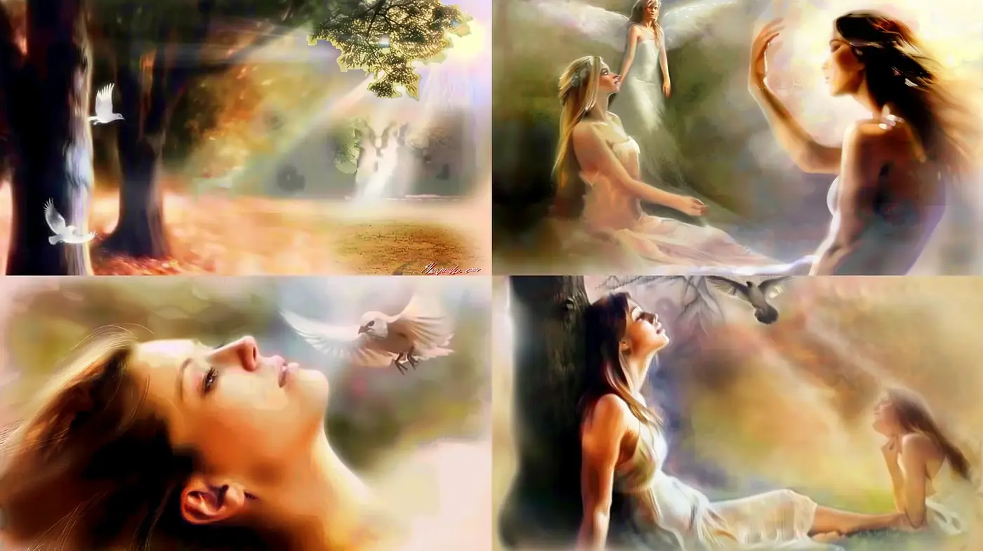 Ethereal Dreamscapes with Soft Luminosity and Surreal Elements - Midjourney sref style
