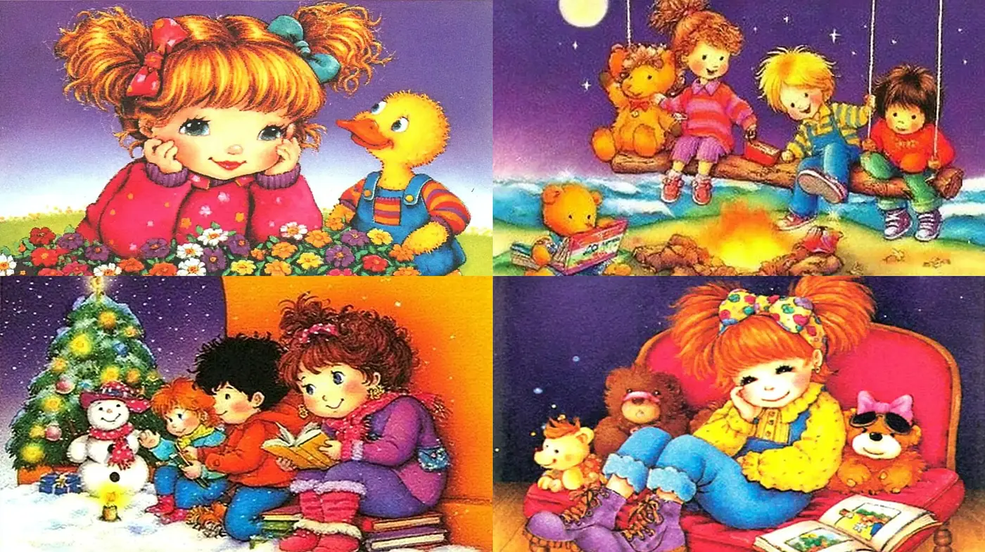 Playful and Whimsical Vintage Childhood Illustrations - Midjourney sref style