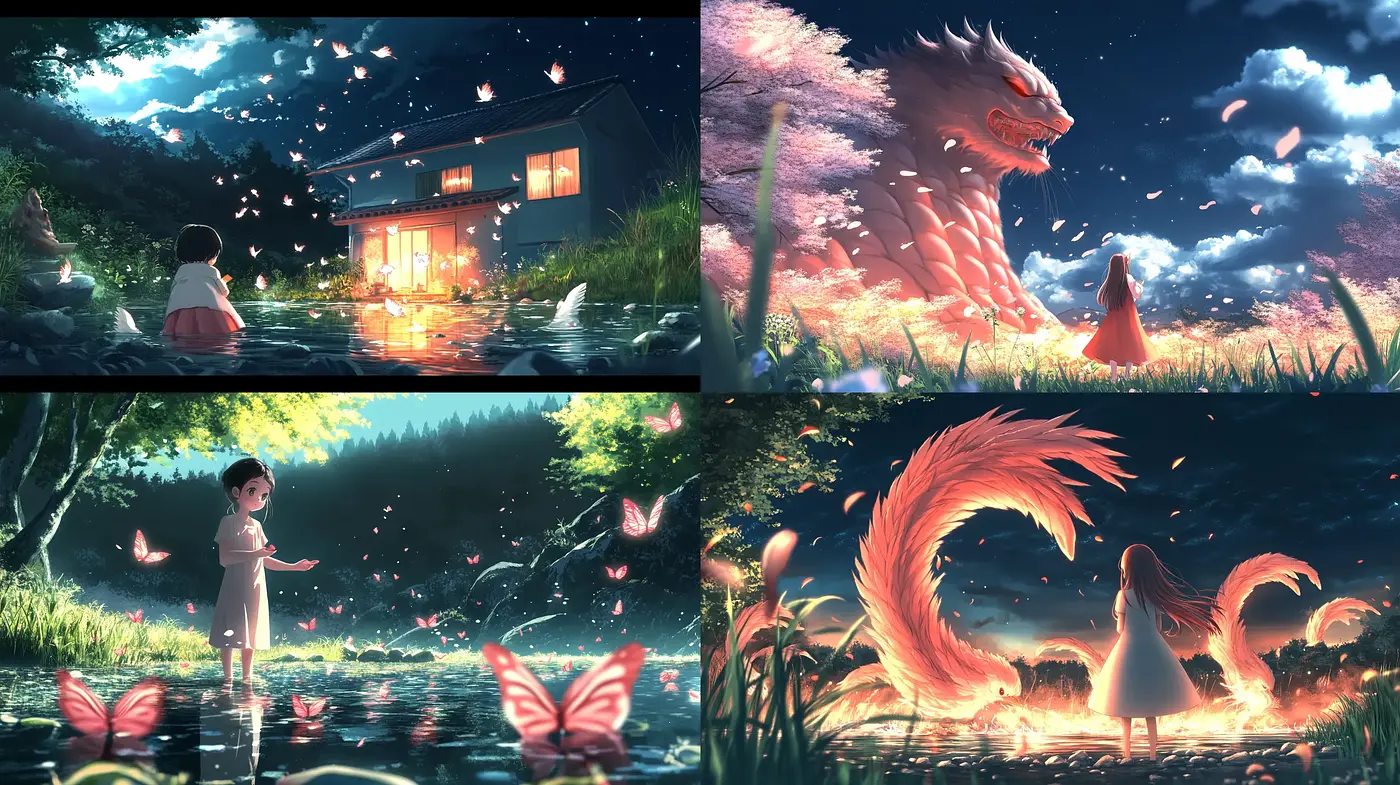 Ethereal Twilight: A Dream-Like Fusion of Fantasy and Nature - Midjourney sref style