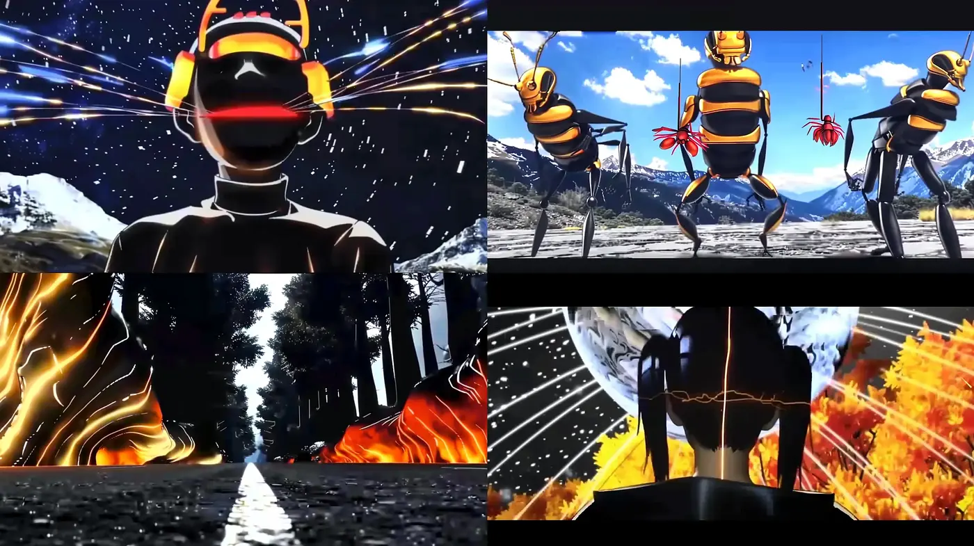 Retro-Futuristic Visions with a Surreal Twist - Midjourney sref style