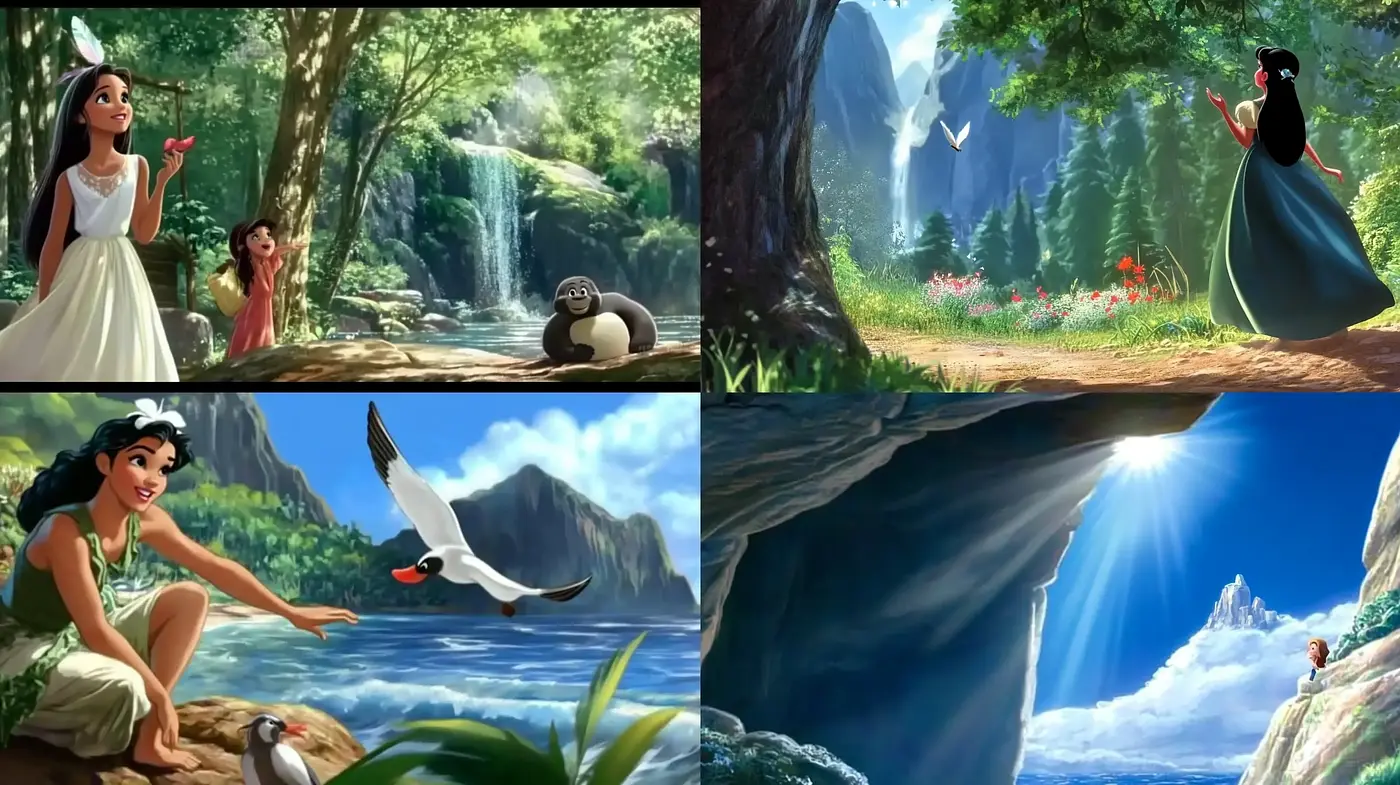 Enchanted Realms of Luminous Nature - Midjourney sref style