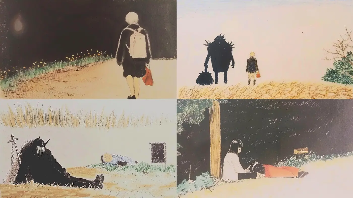 Muted Pastoral Hues in Dreamlike Mixed Media - Midjourney sref style