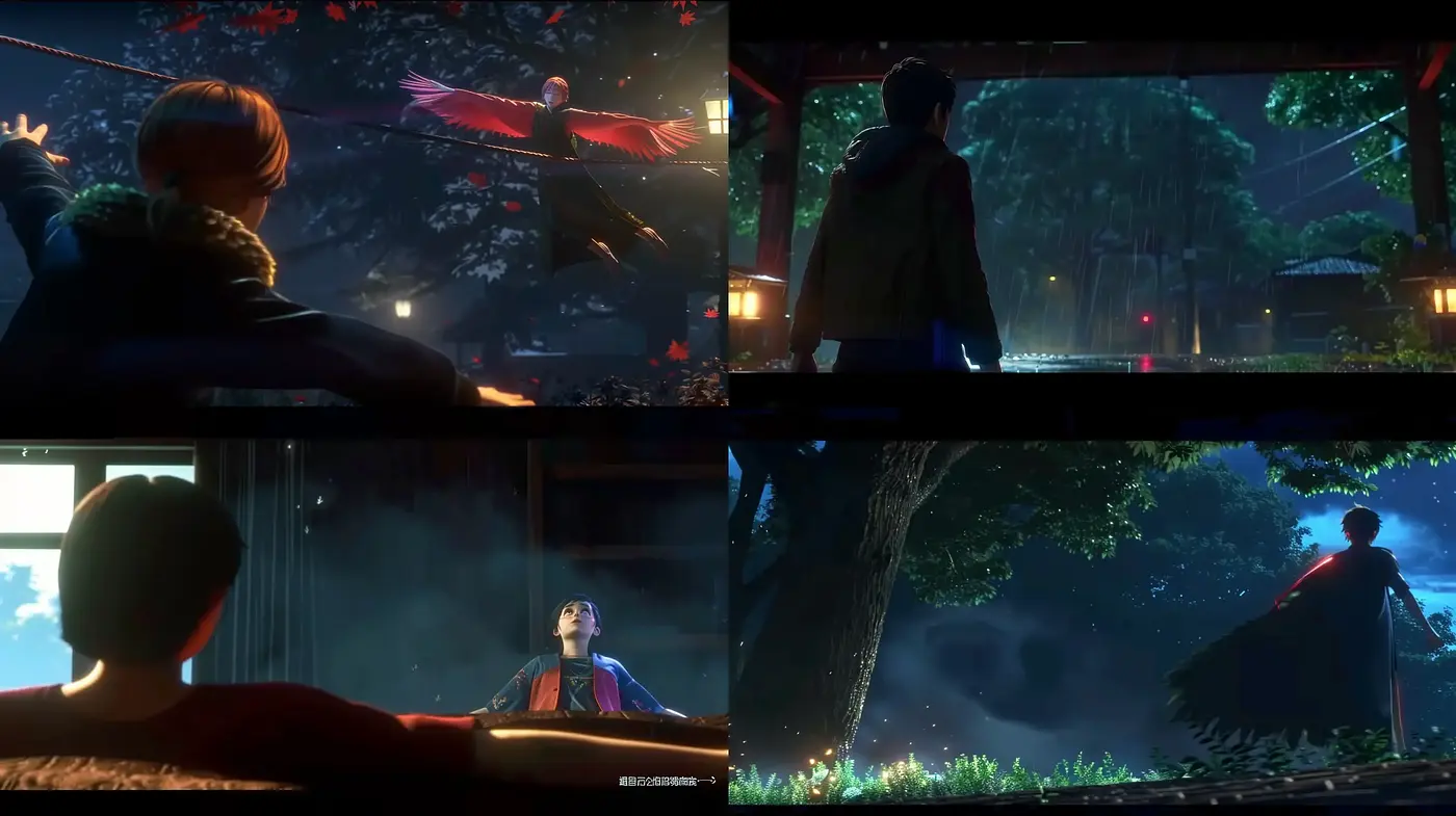 Enigmatic Dusk: A Fusion of Contemporary Digital Artistry and Cinematic Narrative - Midjourney sref style