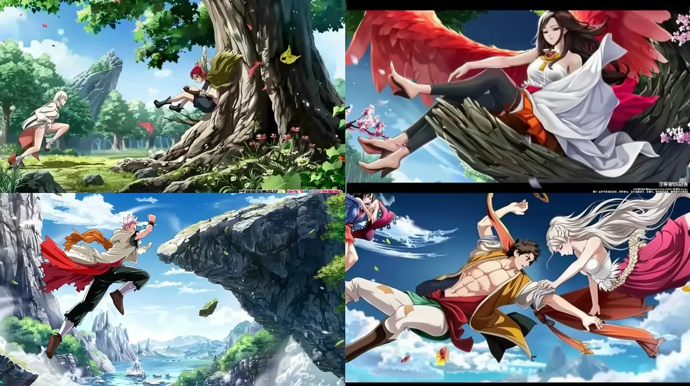 Ethereal Fantasy and Mythological Panorama - Midjourney sref style