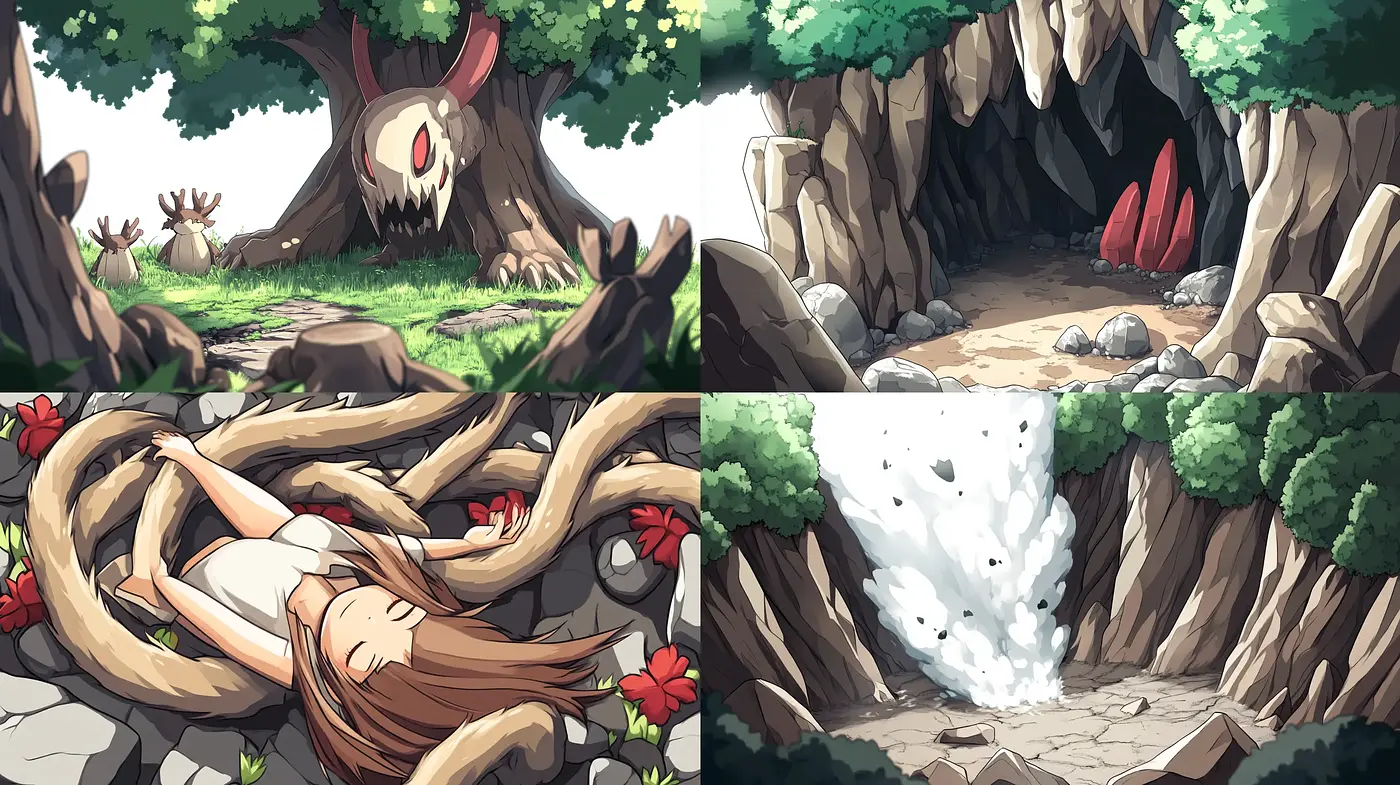 Enchanted Forest Whimsy: A Consistent Animated Nature Theme - Midjourney sref style