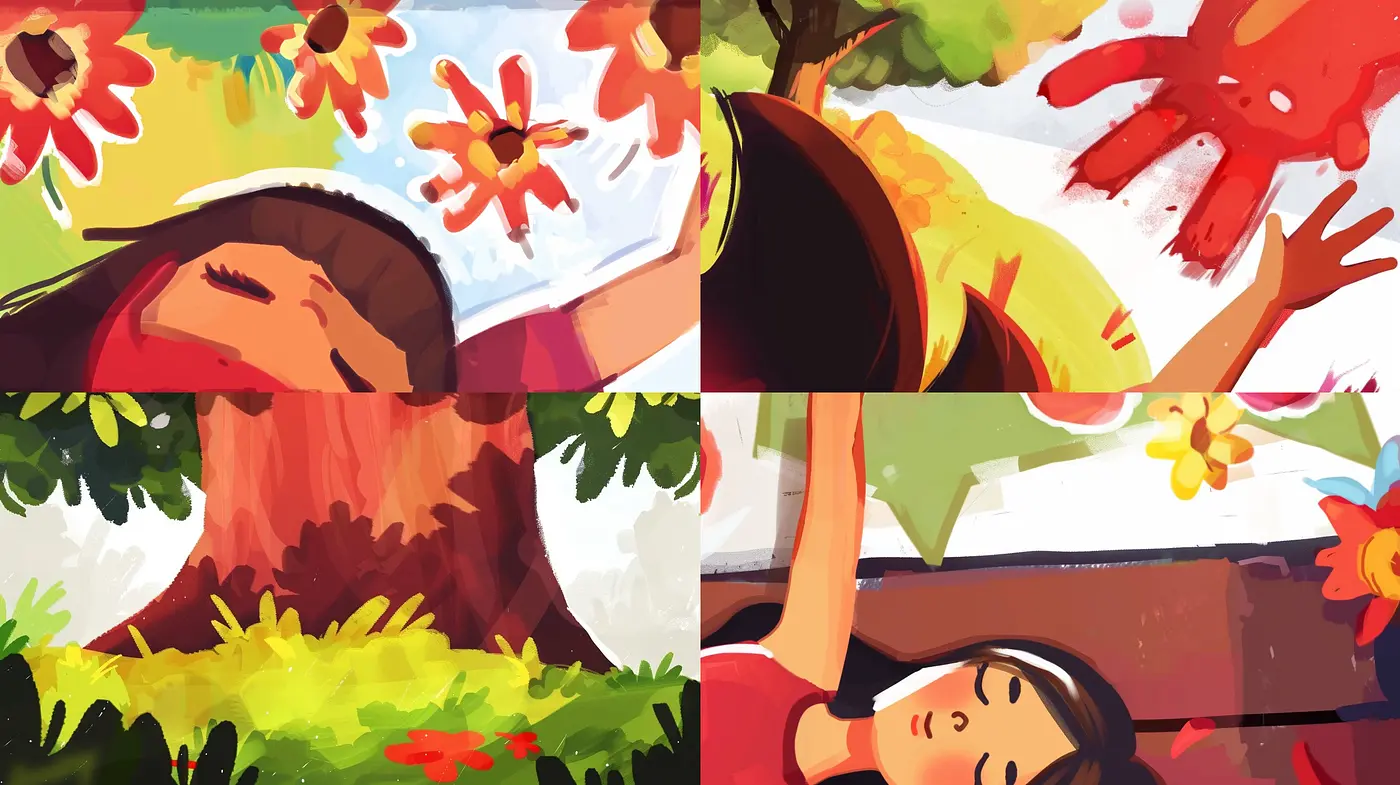 Consistent Vibrancy: A Study in Vivid Color Blends and Expressive Brushwork Across Varied Imagery - Midjourney sref style
