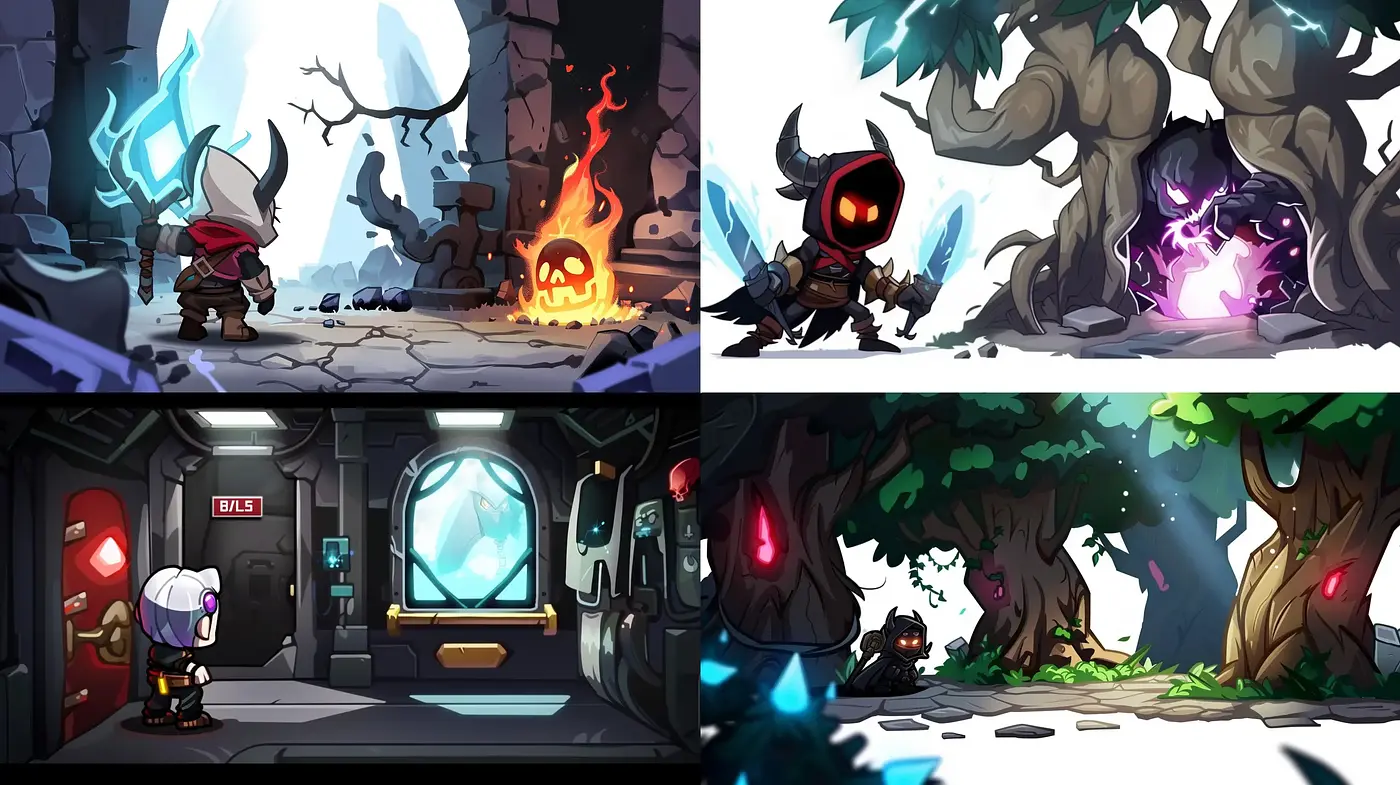 Vibrant Fantastical Cartoonesque Imagery Blending Classic and Digital Techniques - Midjourney sref style