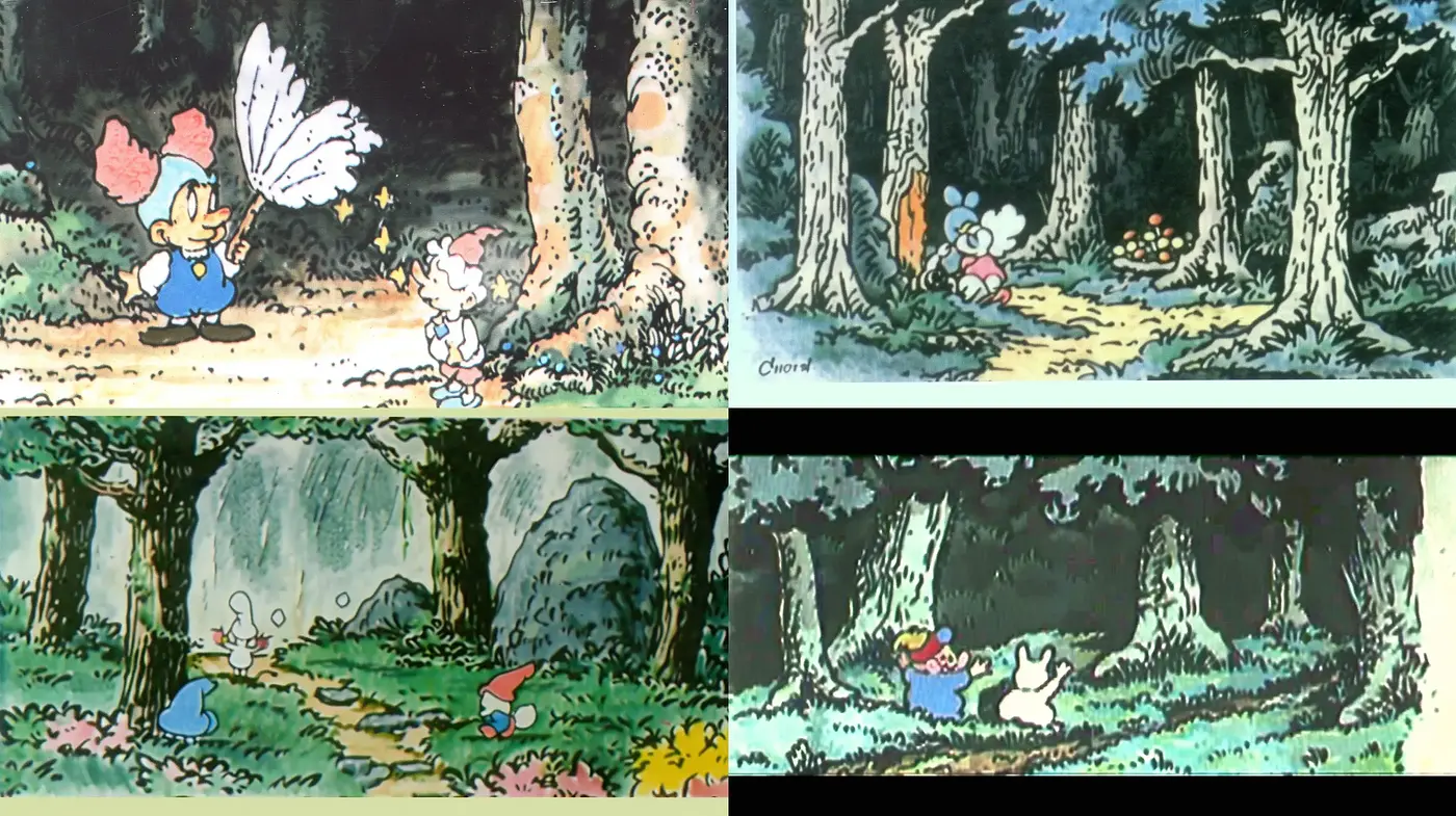 Enchanting Whimsical Forest: A Homage to Classic European Comics - Midjourney sref style