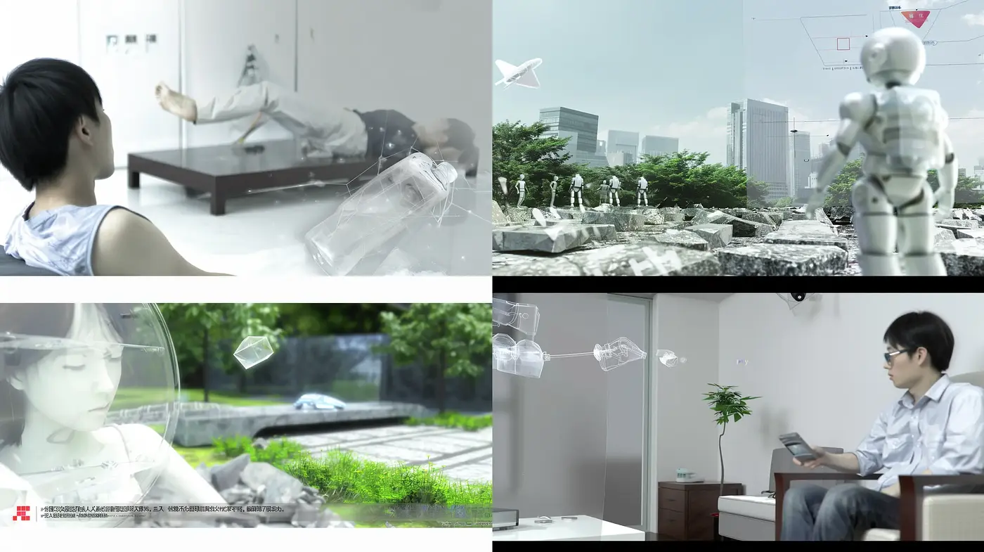 Tranquil Futuristic Serenity: A Harmonious Blend of Modernity and Monochrome Elegance - Midjourney sref style