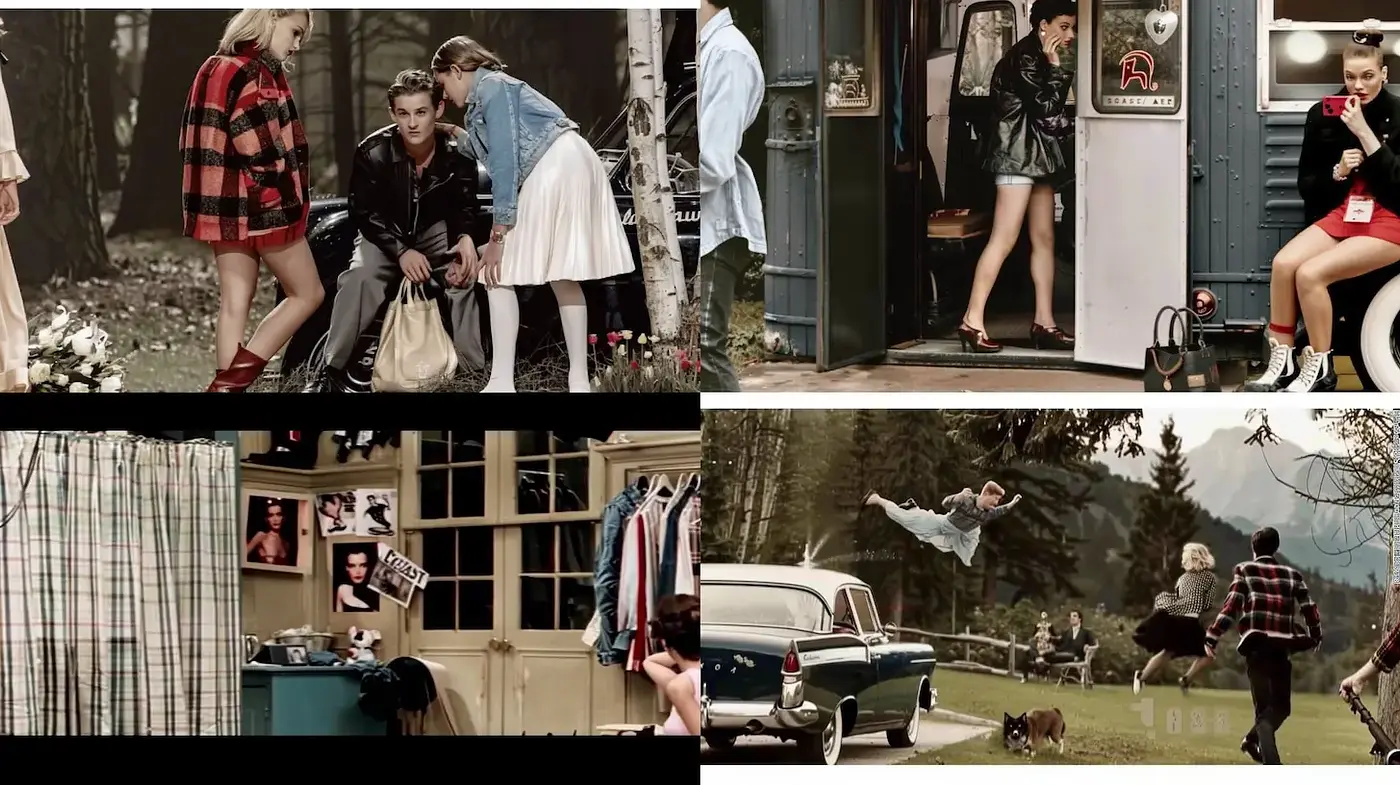 Nostalgic Mid-century Aesthetic with a Touch of Vintage Americana - Midjourney sref style