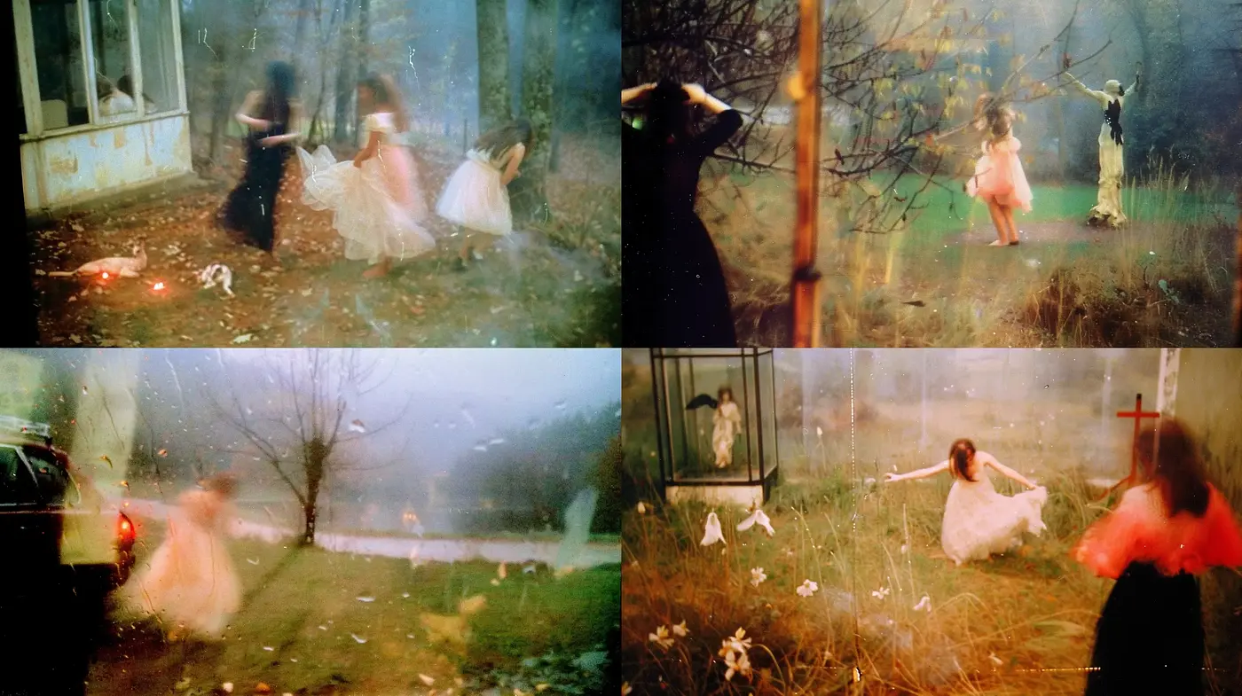 Ethereal Dreamscape in Faded Hues - Midjourney sref style
