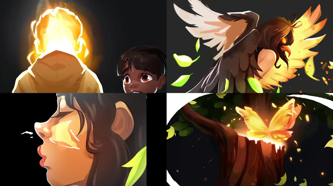 Luminous Ethereal Glow: A Harmonious Blend of Nature and Warmth - Midjourney sref style