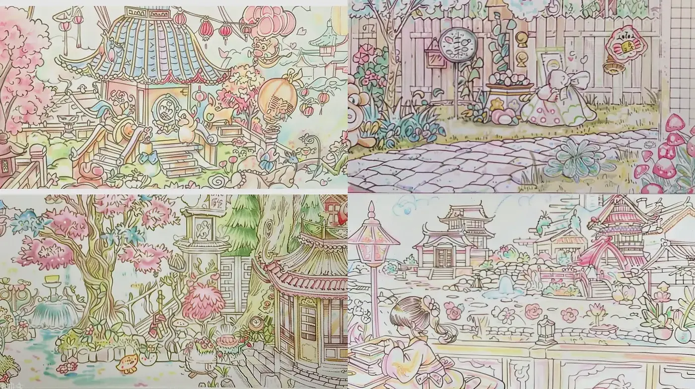 Whimsical and Enchanting Illustrations with a Playful Atmosphere - Midjourney sref style