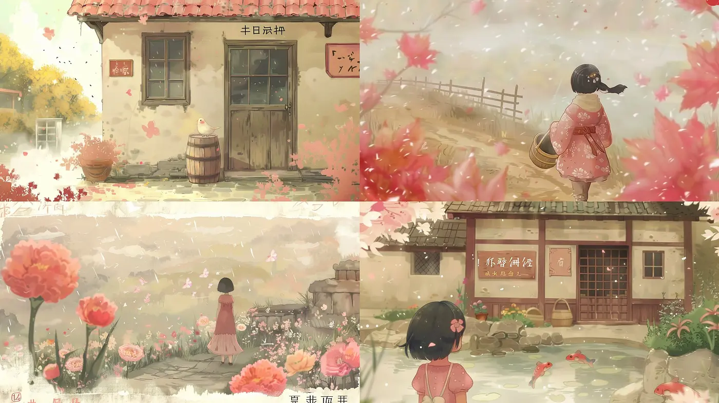 Ethereal Pastel Dreamscapes: A Whimsical Journey through Stylized Tranquility - Midjourney sref style