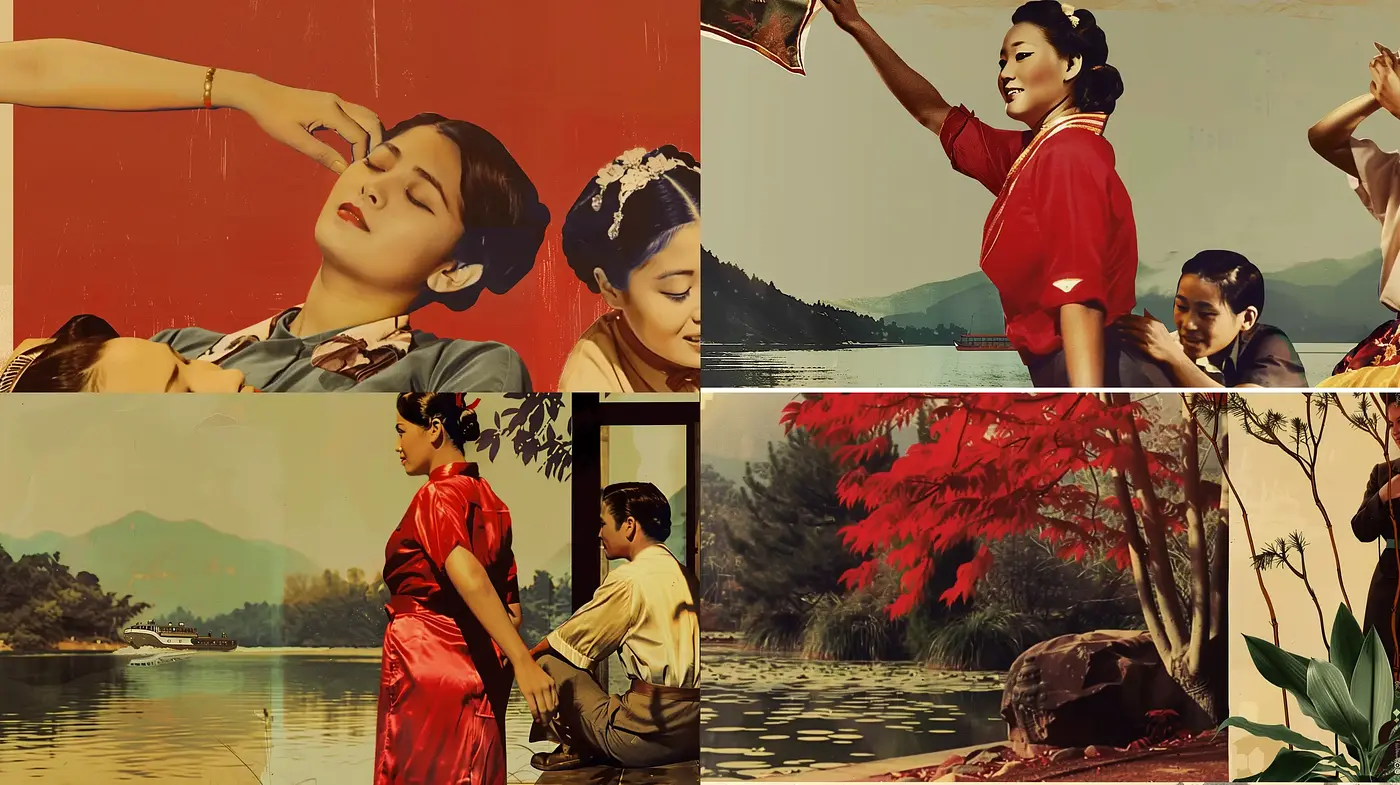 Tales of Nostalgic Elegance: A Harmonious Display of Traditional East Asian Aesthetics in Contemporary Visuals - Midjourney sref style