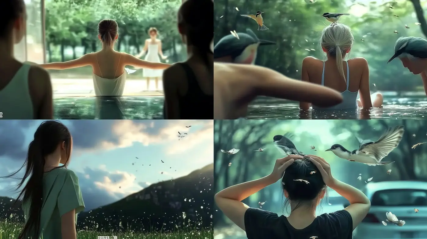 Ethereal Nature-Infused Scenes with a Cinematic Lens - Midjourney sref style