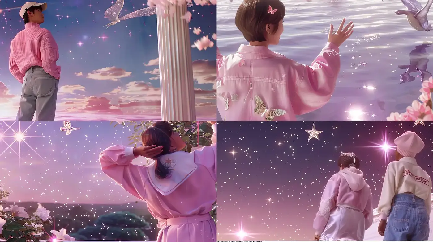 Dreamy pastel aesthetic with a surreal, ethereal quality - Midjourney sref style