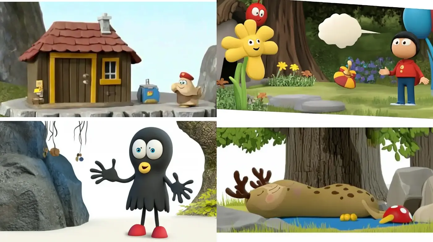 Consistent Wholesome 3D Animation Style with Nature-Inspired Scenes - Midjourney sref style