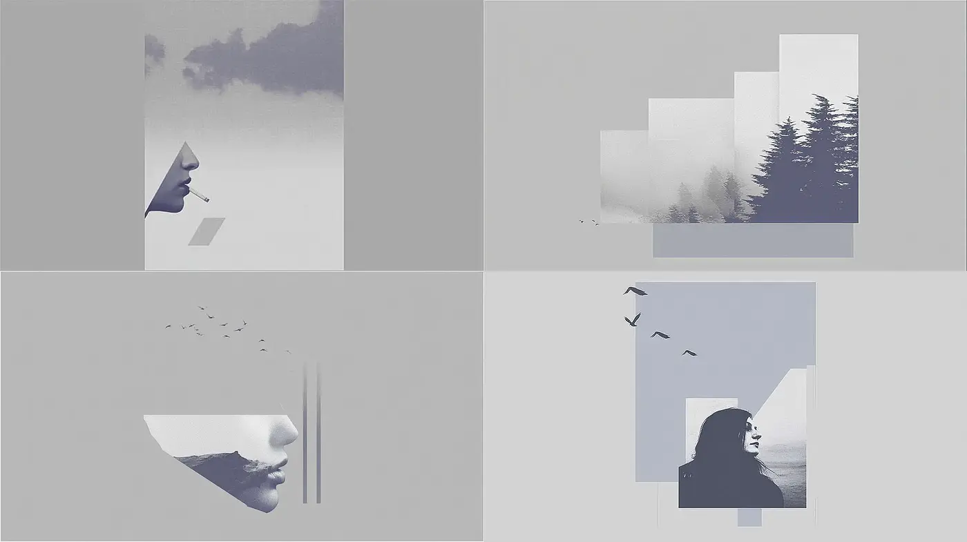 Minimalist Surrealism with a Touch of Softness and Depth - Midjourney sref style
