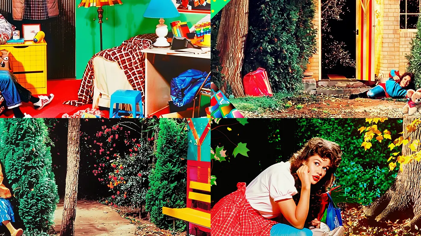 Vibrant Storybook Enchantment: A Whimsical Play on Saturation and Storytelling - Midjourney sref style