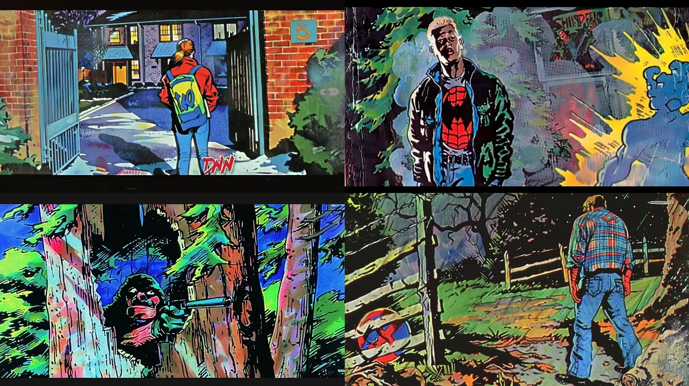 Vibrant Graphic Novel Aesthetic with Expressionistic Overtones - Midjourney sref style