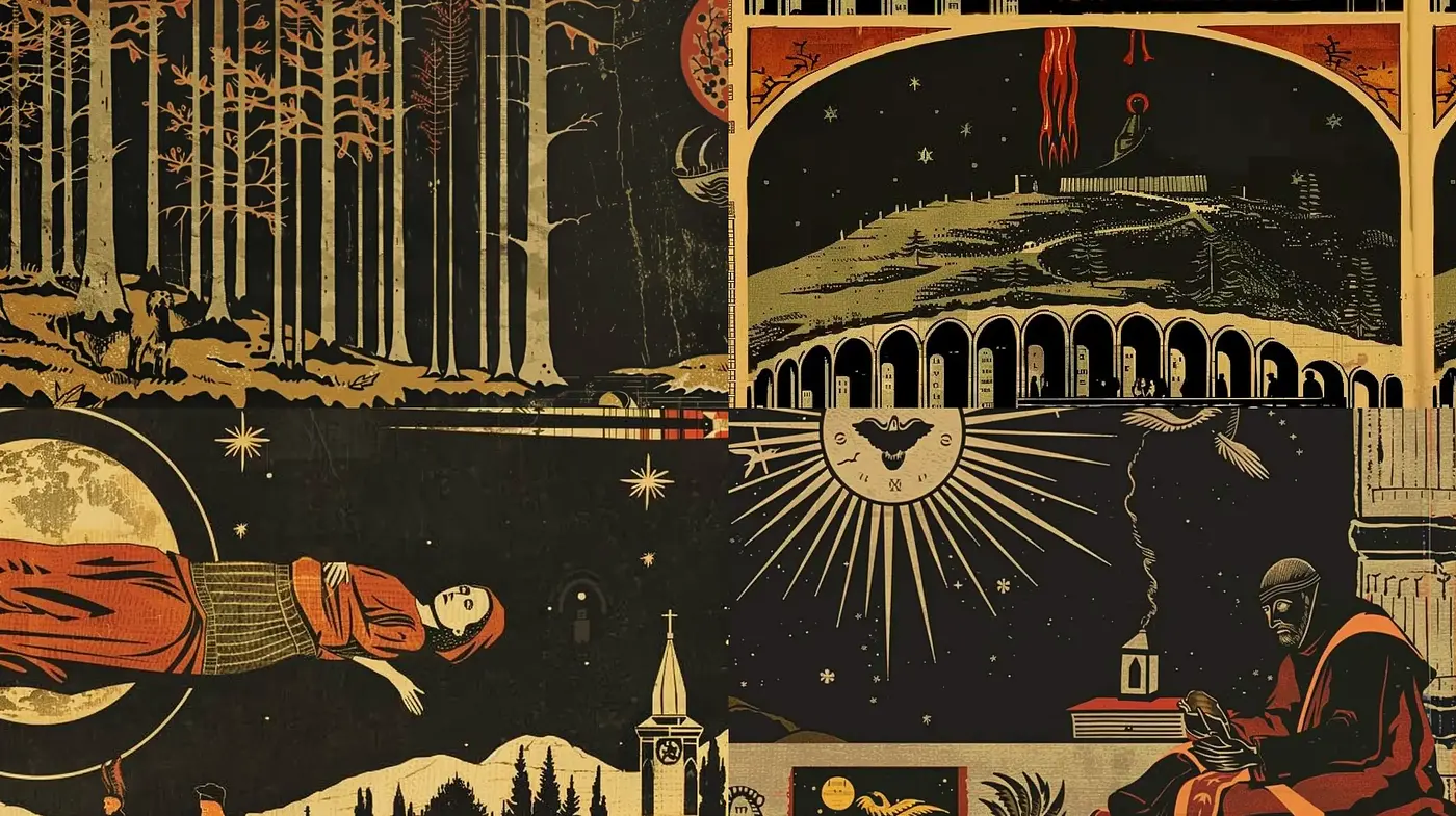 Ethereal Retro-Futurism: A Nostalgic Journey through Stylized Visions - Midjourney sref style