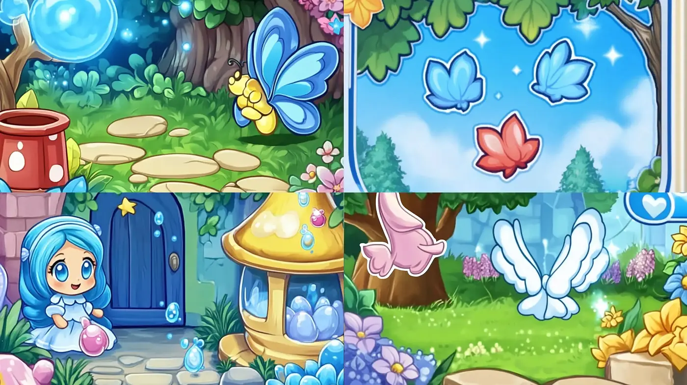 Enchanting Storybook Illustration Style with Luminous and Vibrant Hues - Midjourney sref style