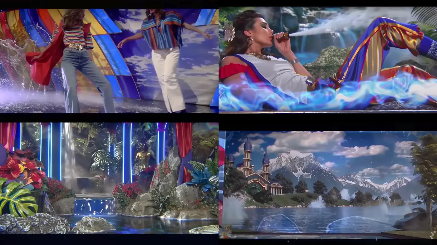 Surreal Dreamscapes with Retrofuturistic Elegance - Midjourney sref style