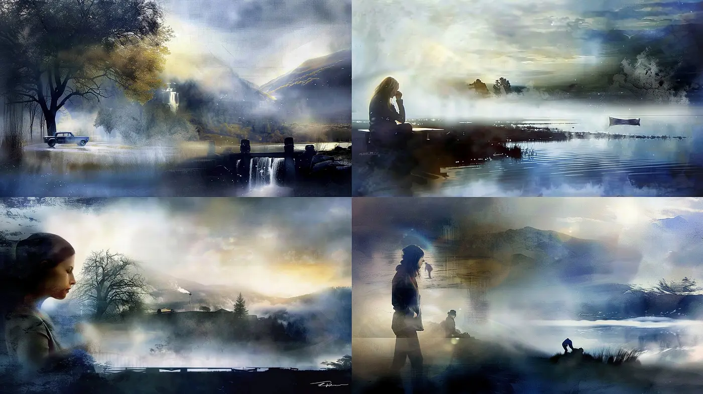 Ethereal Light and Mist: A Study in Atmospheric Transience - Midjourney sref style