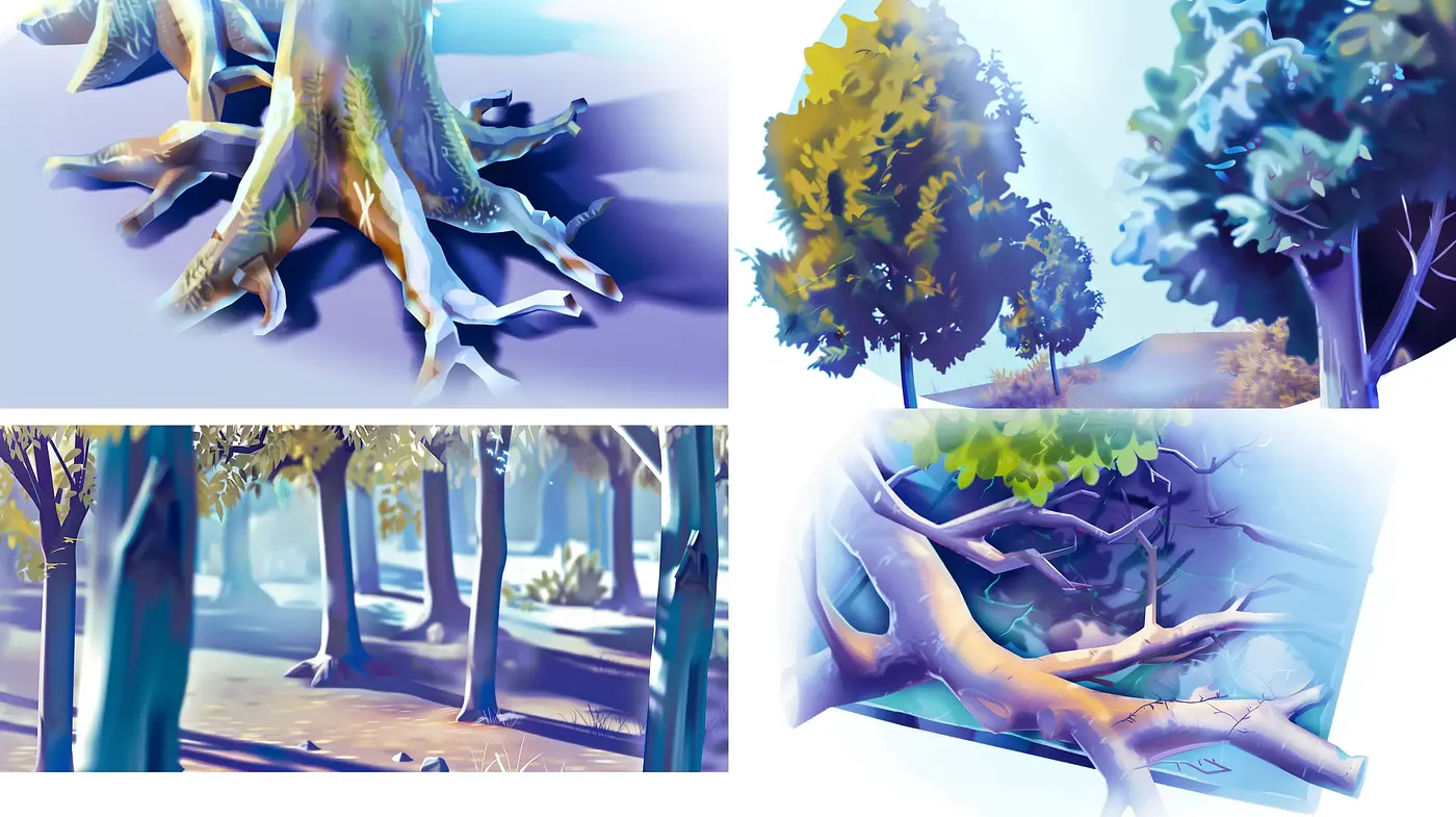 Surreal Arboreal Dreamscape: A Consistent Vision of Enchanted Forests - Midjourney sref style