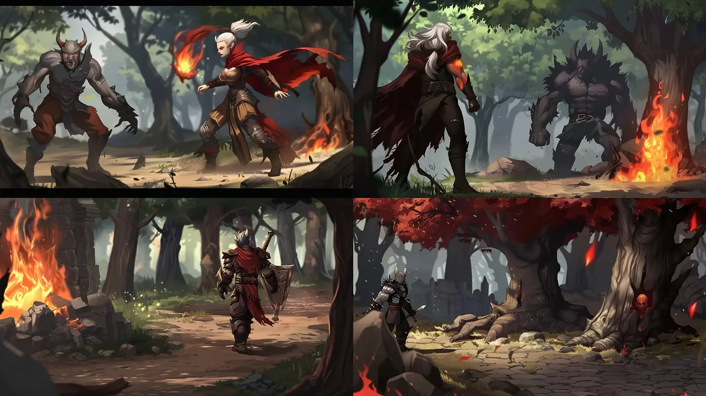 Consistently Vibrant and Dynamic Fantasy Illustration - Midjourney sref style